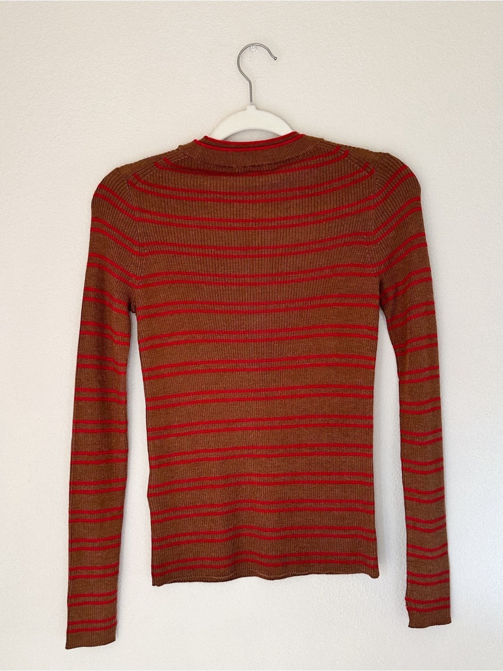 Madewell Double Layered Crewneck in Merino-Silk Blend S - Picture 8 of 9
